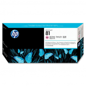 HP 81 nyomtatófej és nyomtatófej-tisztító festékalapú tintához világosbíbor (C4955A)