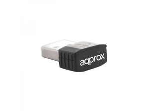 Approx Hálózati Adapter Wireless-AC 600Mbps Nano USB adapter fekete (appUSB600NAV2)