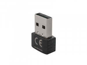 Approx Hálózati Adapter Wireless-AC 600Mbps Nano USB adapter fekete (appUSB600NAV2)