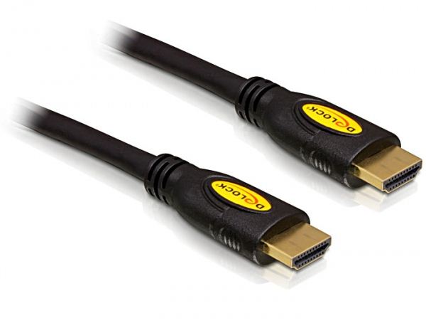 Delock DL82584 High Speed HDMI Ethernet  A - A apa - apa kábel 1m