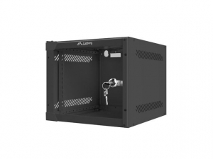 Lanberg 4U 10" fali rack szekrény 280x310mm fekete (WF10-2304-10B)