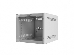 Lanberg 4U 10" fali rack szekrény 280x310mm szürke (WF10-2304-10S)