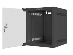 Lanberg 6U 10" fali rack szekrény 280x310mm fekete (WF10-2306-10B)