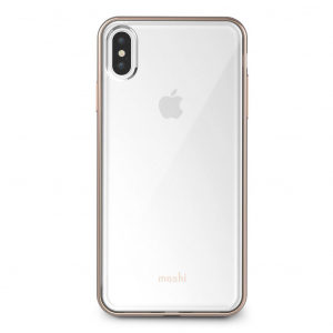 Moshi Vitros Clear iPhone XS Max tok átlátszó-pezsgőarany (99MO103302)