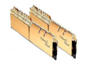 16GB 3600MHz DDR4 RAM G.Skill Trident Z Royal RGB CL17 Gold (2X8GB) (F4-3600C17D-16GTRG)