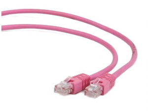 Gembird Cablexpert UTP CAT5e patch kábel 0.5m rózsaszín  (PP12-0.5M/RO)