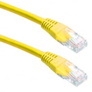 Gembird Cablexpert UTP CAT5e patch kábel 2m sárga  (PP12-2M/Y)