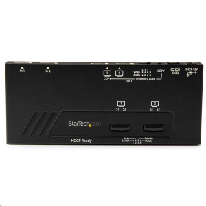 Startech.com 2x2 HDMI mátrix kapcsoló - 4K gyors kapcsolással és automatikus érzékeléssel (VS222HD4K)