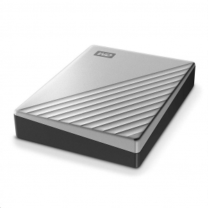 4TB WD 2.5" My Passport Ultra külső winchester ezüst (WDBFTM0040BSL)