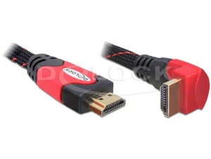 Delock DL82688 High Speed HDMI Ethernet hajlított kábel A - A apa - apa 5m