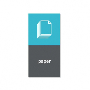 SimpleHuman KT1174 mágneses címke szemetesre - papír (1db)