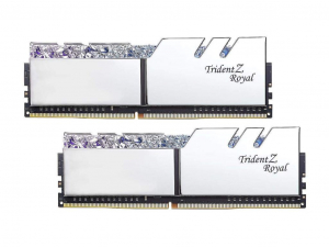 32GB 3200MHz DDR4 RAM G.Skill Trident Z Royal RGB CL16 Silver (2X16GB) (F4-3200C16D-32GTRS)