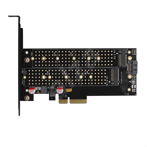 Axagon PCIE NVME NGFF M 2 SSD Adapter Fekete PCEM2 D 