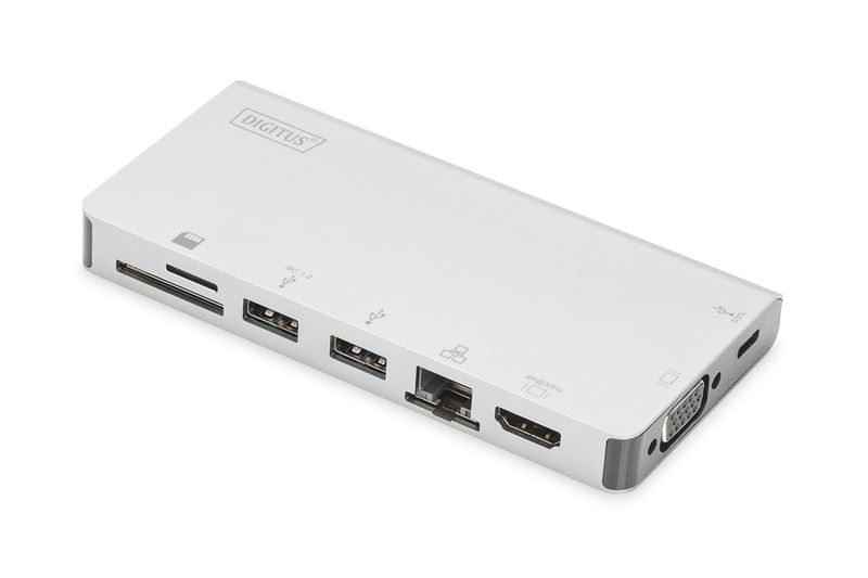 Digitus USB Type-C Multiport Travel Dock notebook dokkoló (DA-70866)