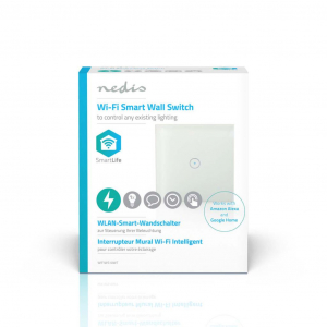 Nedis WiFi Intelligens világításkapcsoló egyszeres (WIFIWS10WT)