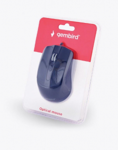 Gembird MUS-4B-01 optikai egér fekete USB