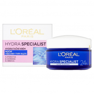 LOr&eacute;al Paris Hydra Specialist &eacute;jszakai hidrat&aacute;l&oacute; &aacute;pol&oacute; minden bőrt&iacute;pusra 50 ml
