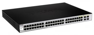 D-Link DGS-1210-48  10/100/1000Mbps 48+4 portos switch