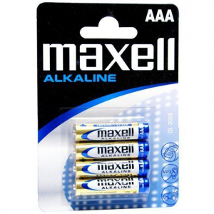 Maxell Alk&aacute;li AAA ceruza elem (4db / csomag)  (LR03)