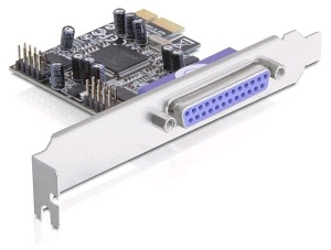 DeLock  DL 89129 PCI-e bővítőkártya 2 x soros port + 1 x párhuzamos port