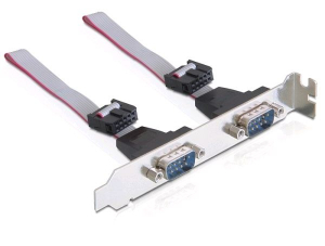 DeLock  DL 89129 PCI-e bővítőkártya 2 x soros port + 1 x párhuzamos port