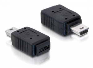 Delock DL65155 USB mini male --> USB micro-A+B female adapter