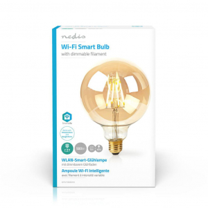 Nedis Intelligens Wi-Fi-s Izzószálas LED-lámpa E27 125mm 5W 500lm (WIFILF10GDG125)