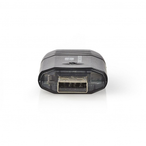 Nedis kártyaolvasó Multicard USB2.0 (CRDRU2100BK)