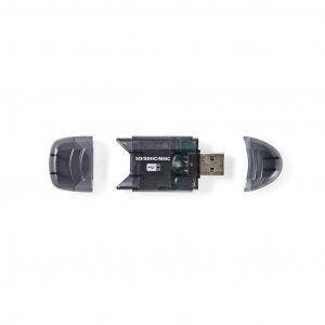 Nedis kártyaolvasó Multicard USB2.0 (CRDRU2100BK)