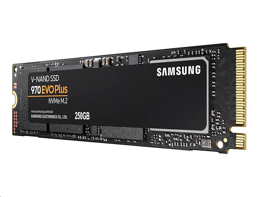 250GB Samsung 970 EVO Plus M.2 SSD meghajtó (MZ-V7S250BW) 5 év gyártói garanciával!