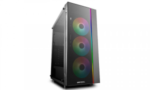 Deepcool MATREXX 55 ADD-RGB 3F táp nélküli ablakos ház fekete (DP-ATX-MATREXX55-AR-3F)