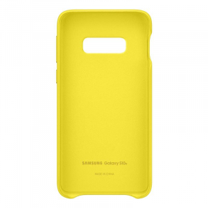 Samsung Leather Cover Galaxy S10e bőrtok sárga (EF-VG970LYEGWW)