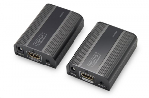 Digitus Extender HDMI -> 30m/60m Cat.6/7, 4K2K 60Hz UHD, HDCP 2.2, IR, audio (szett)  (DS-55204)
