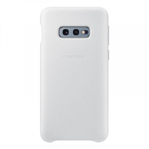Samsung Leather Cover Galaxy S10e bőrtok fehér (EF-VG970LWEGWW)