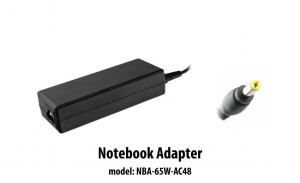 nBase Acer Laptop töltő+kábel 19V 3.42A 65W (NBA-65W-AC48)