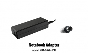 nBase HP Laptop töltő+kábel 19V 4.74A 90W (NBA-90W-HP42)