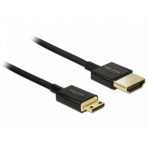 Delock 84787 High Speed HDMI with Ethernet - HDMI-A > HDMI Mini-C kábel