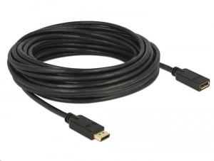 Delock 84908 DisplayPort 1.2 bővítőkábel, 4K 60 Hz, 15 m