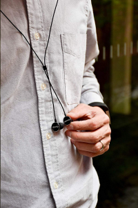Pioneer SE-QL7BT-B NFC Bluetooth mikrofonos fülhallgató fekete