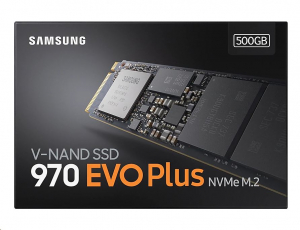 500GB Samsung 970 EVO Plus M.2 SSD meghajtó (MZ-V7S500BW) 3 év garanciával!
