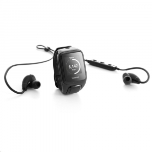 TomTom Spark Music GPS Fitness kar&oacute;ra f&uuml;lhallgat&oacute;val L-es m&eacute;ret fekete (1REM.003.04)