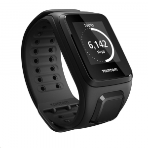 TomTom Spark Music GPS Fitness kar&oacute;ra f&uuml;lhallgat&oacute;val L-es m&eacute;ret fekete (1REM.003.04)