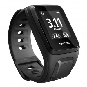 TomTom Runner 2 Cardio Music GPS okosóra vékony  fekete-antracit (1RFM.001.06)