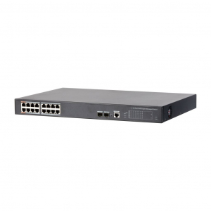 Dahua 16-Port PoE Gigabit Managed Switch (PFS4218-16GT-240)