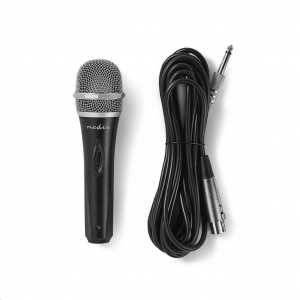 Nedis MPWD50BK vezetékes mikrofon fekete