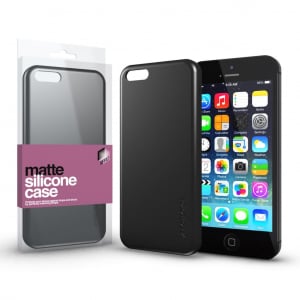 Xprotector Apple iPhone 5 / 5S / SE ultra vékony tok matt fekete  (113416)