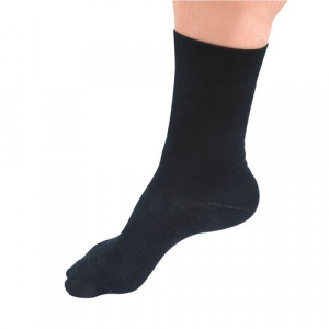 Vivafit SilverSocks Long ezüstszálas zokni fekete 39-42-es (GYVFSSLB3942)