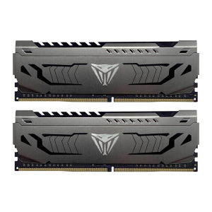 16GB 3600MHz DDR4 RAM Patriot Viper Steel CL17 szürke (2x8GB) (PVS416G360C7K)