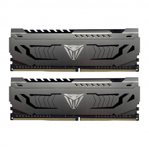 32GB 3200MHz DDR4 RAM Patriot Viper Steel CL16 szürke (2x16GB) (PVS432G320C6K)