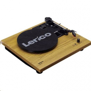 Lenco LS-10WD lemezjátszó beépített hangszóróval fa